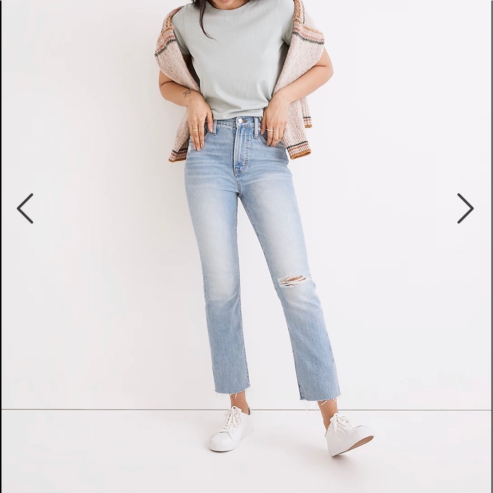 Madewell Tall Perfect Vintage Jean in Coney Wash, Size 29T